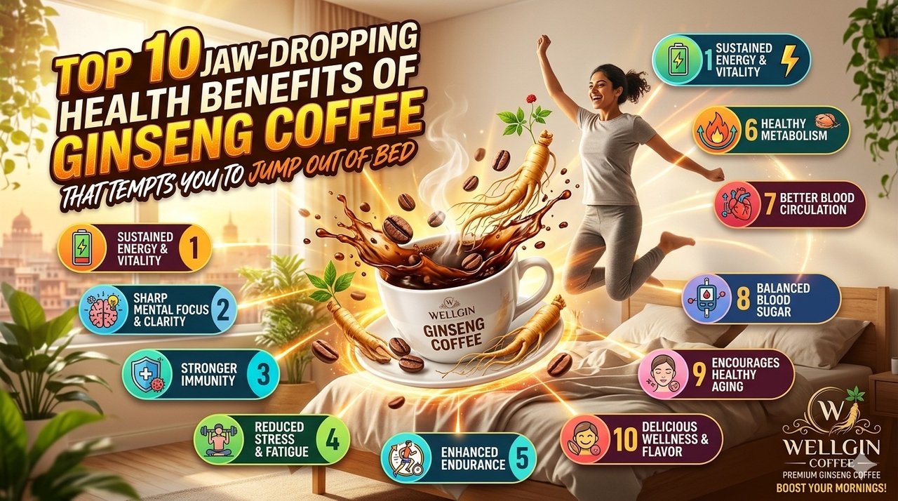 Top 10 Jaw-Dropping Health Benefits of Ginseng Coffee That Tempts You to Jump Out of Bed