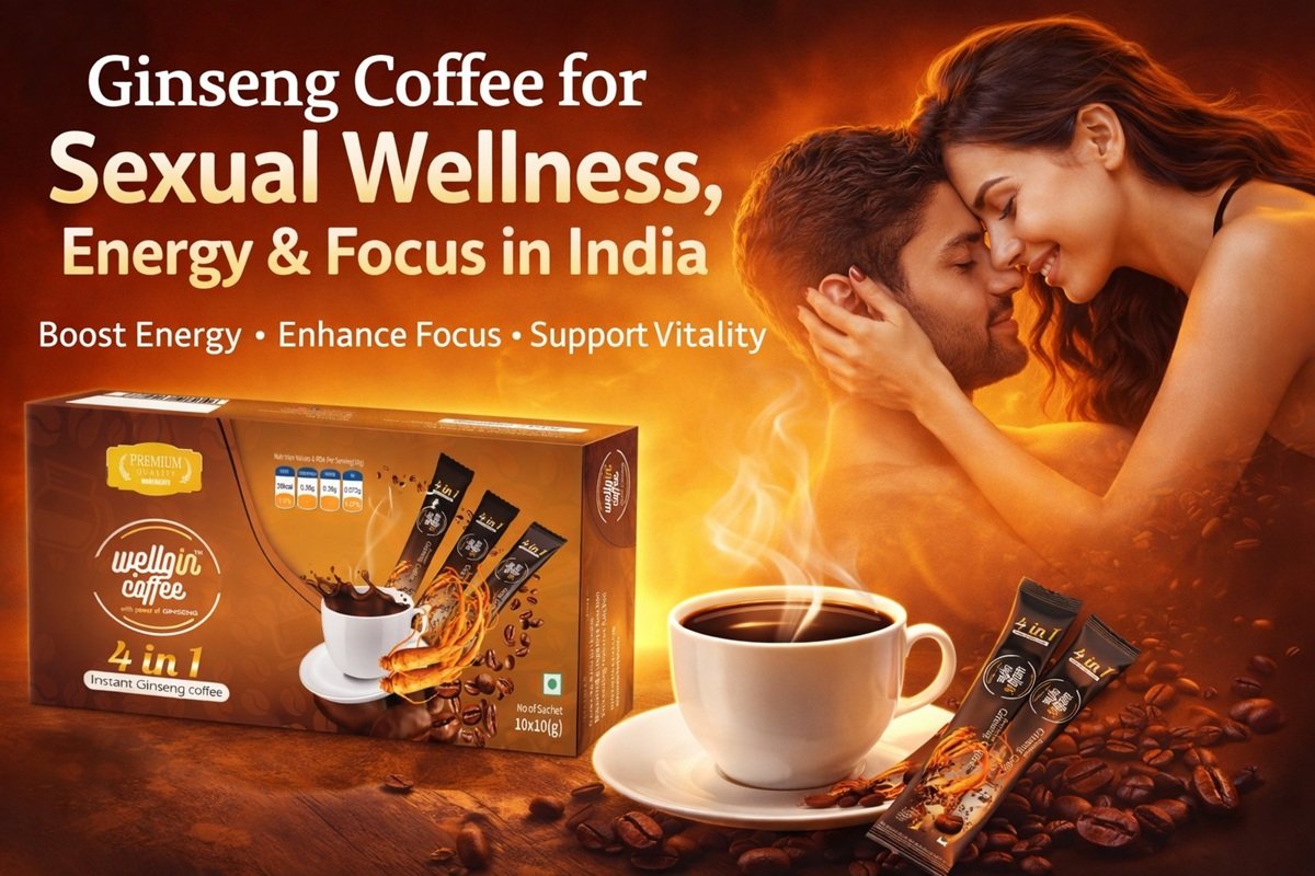 Ginseng Coffee for Sexual Wellness, Energy & Focus in India