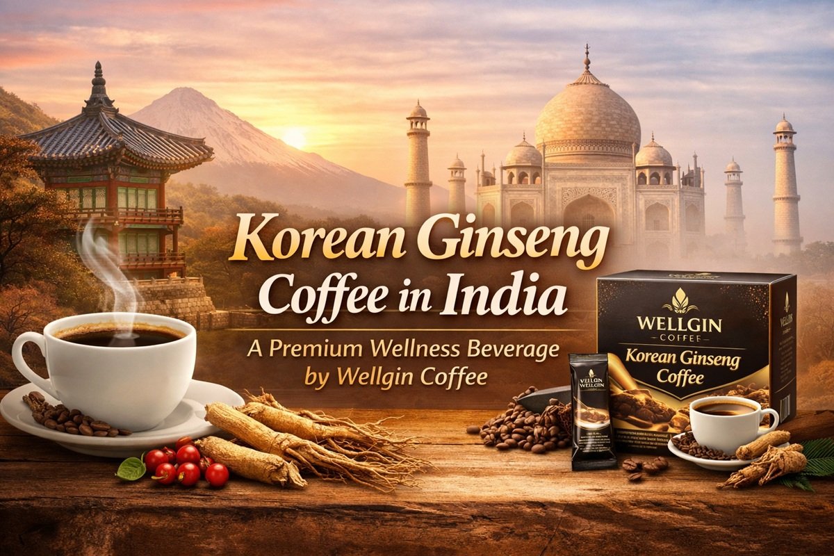 Korean Ginseng Coffee in India: A Premium Wellness Beverage by Wellgin Coffee