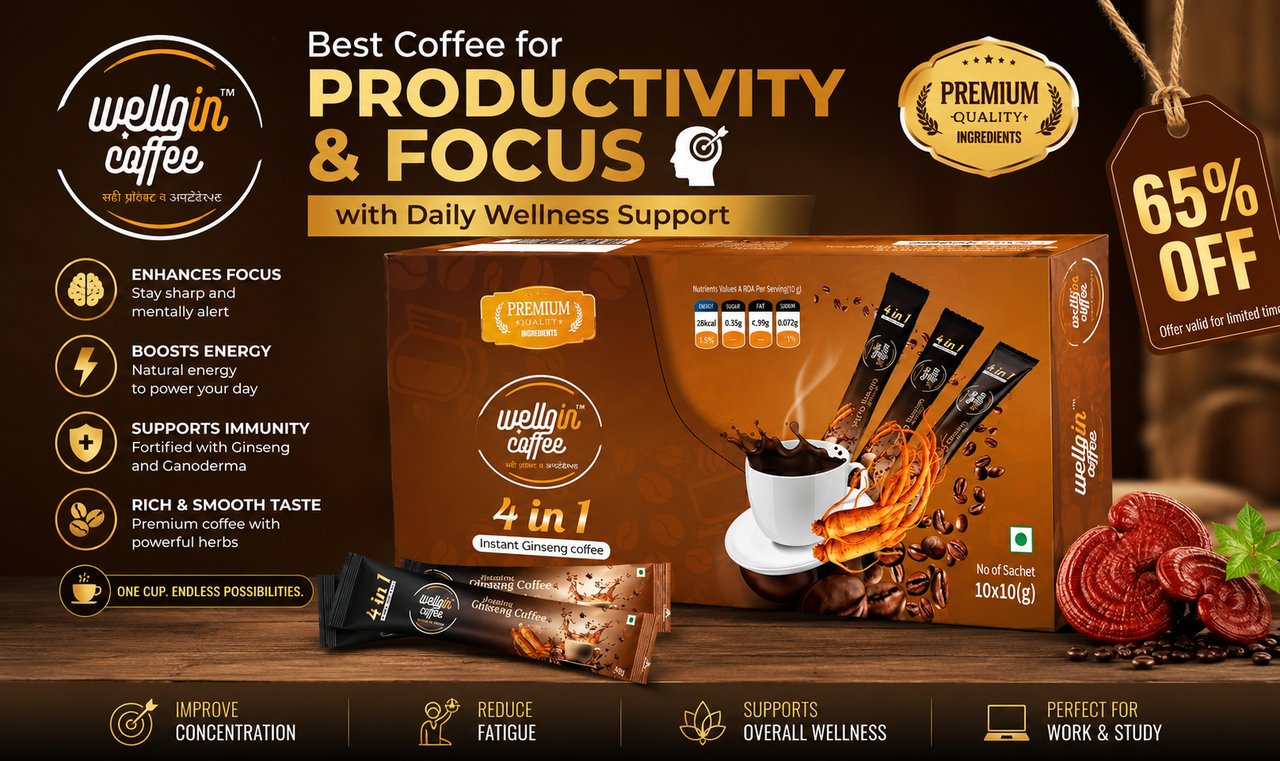 Best Coffee for Productivity and Focus with Daily Wellness Support