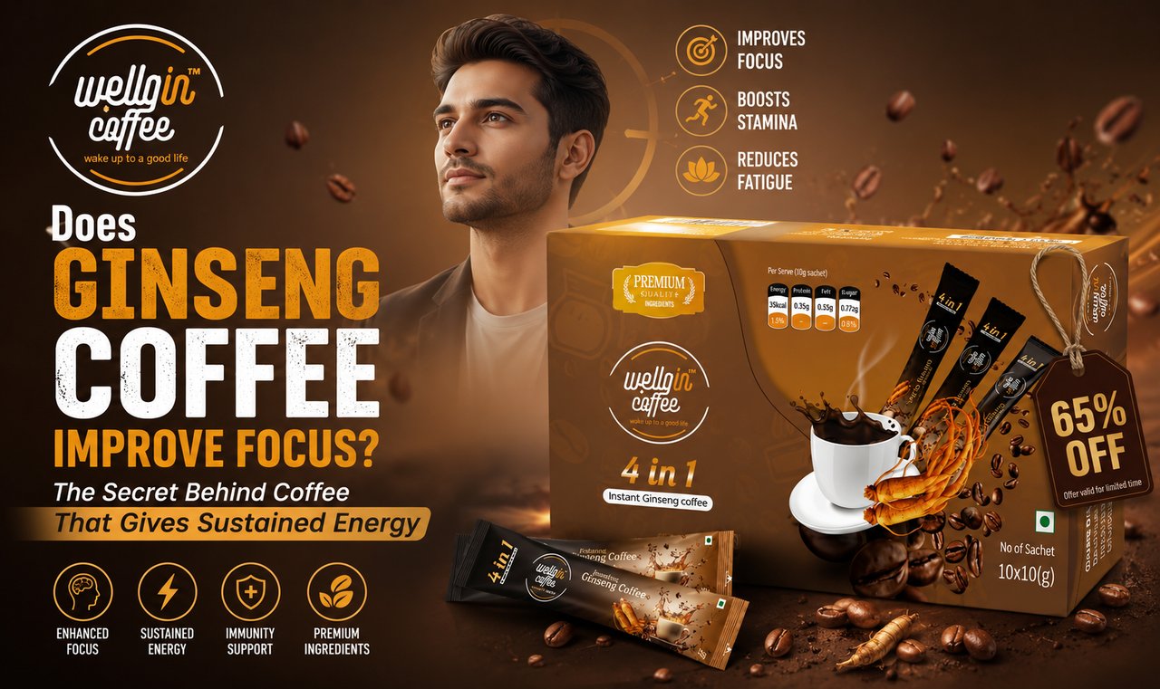 Does Ginseng Coffee Improve Focus? The Secret Behind Coffee That Gives Sustained Energy