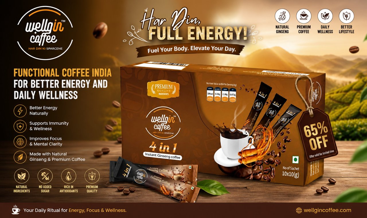 Functional Coffee India for Better Energy and Daily Wellness