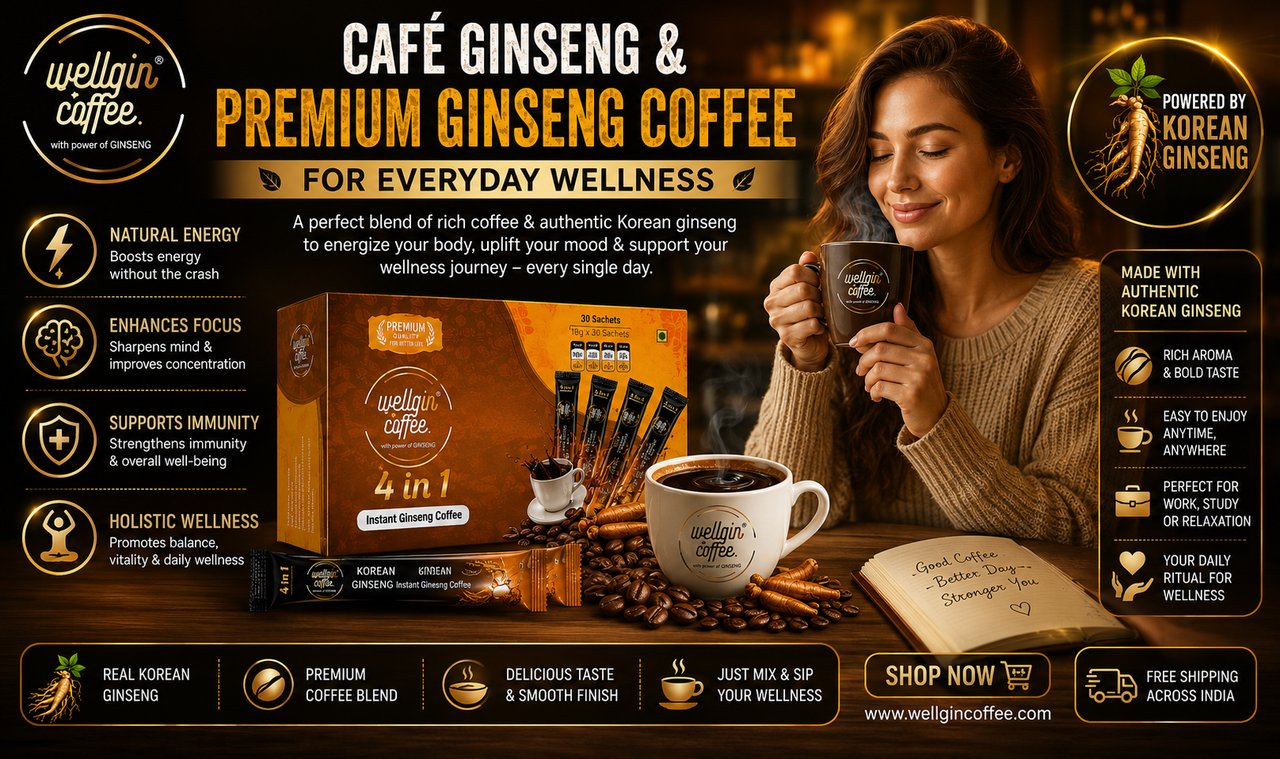 Cafe Ginseng and Premium Ginseng Coffee for Everyday Wellness