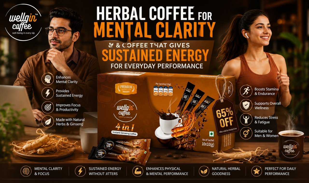 Herbal Coffee for Mental Clarity and Coffee That Gives Sustained Energy for Everyday Performance