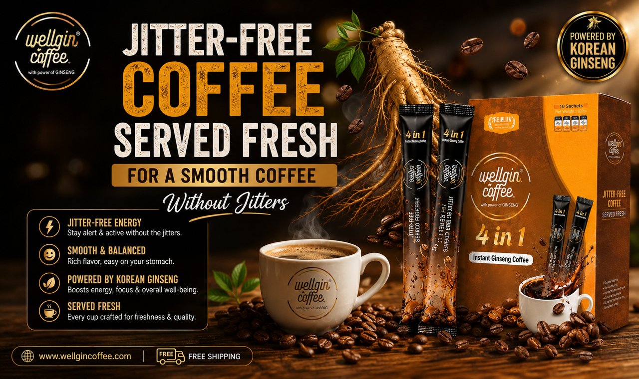 Jitter-Free Coffee for Smooth Energy and Coffee Without Jitters