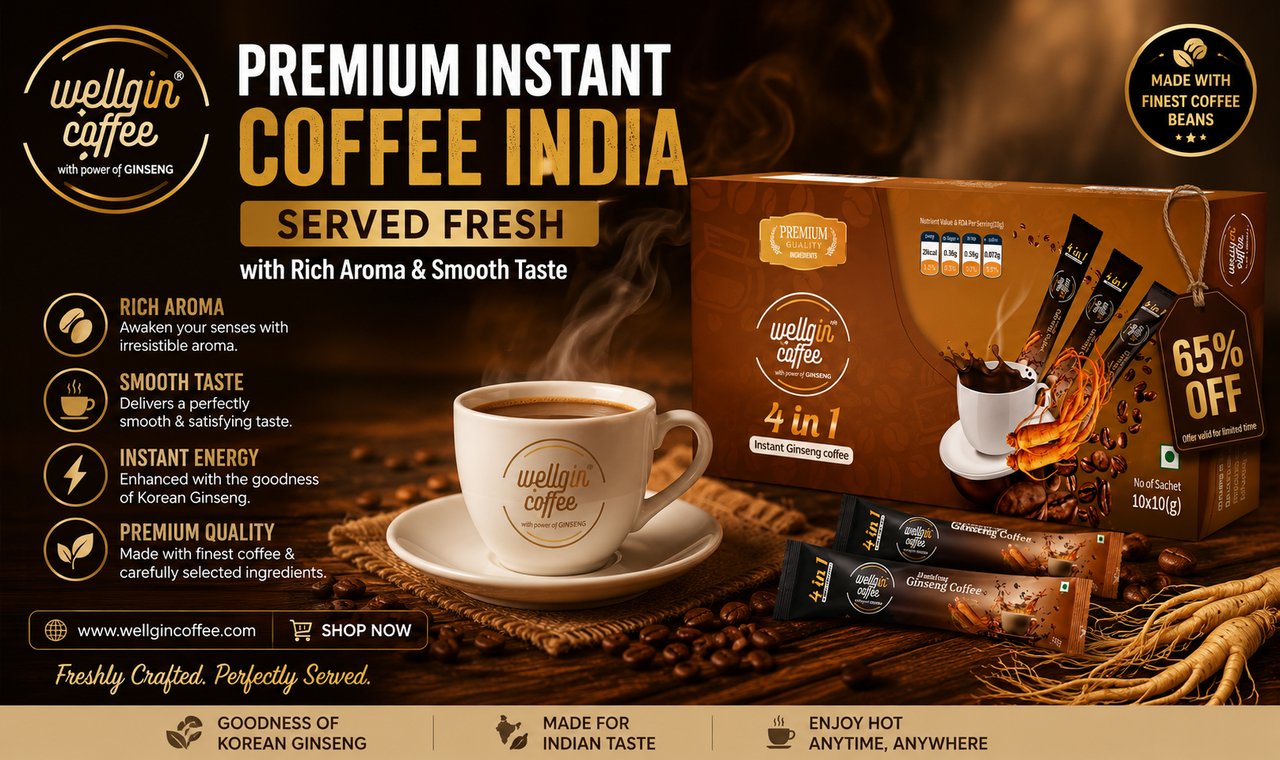 Premium Instant Coffee India for a Rich and Convenient Coffee Experience