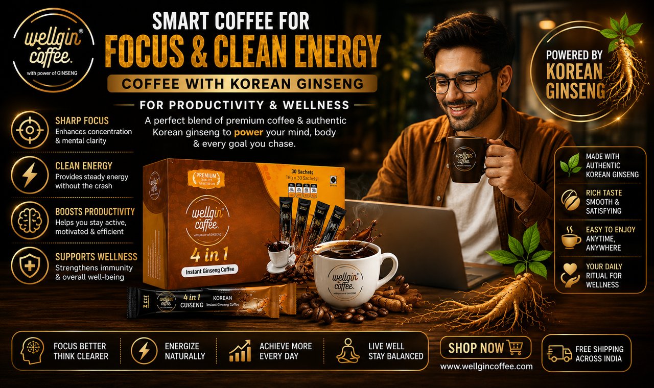Smart Coffee for Focus and Clean Energy Coffee for Everyday Performance