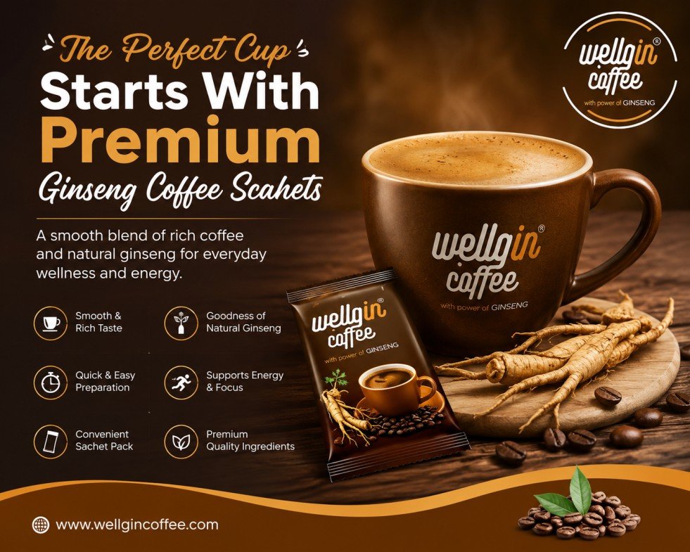 The Perfect Cup Starts With Premium Ginseng Coffee Scahets
